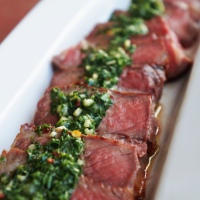 Argentinian Steaks with Chimichurri Sauce